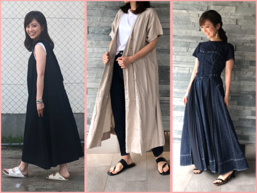158cmのワンピースコーデ