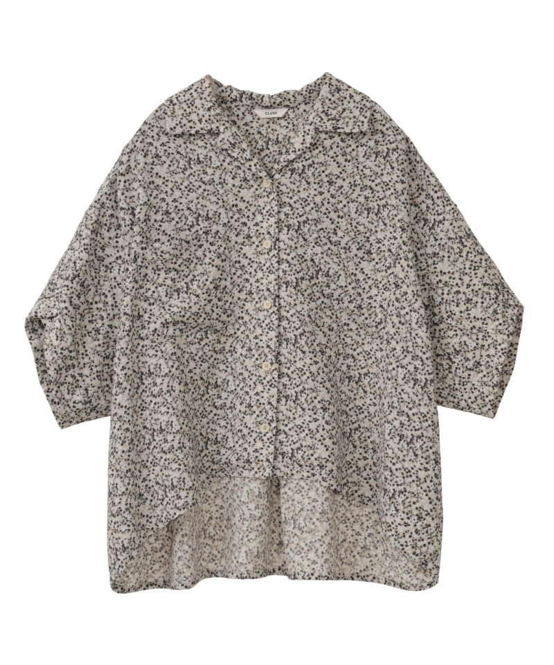 CLANE クラネ 田中みな実 CIRCLE FLOWER SHIRTの+alummaq.com.br