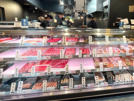 田中精肉店店内