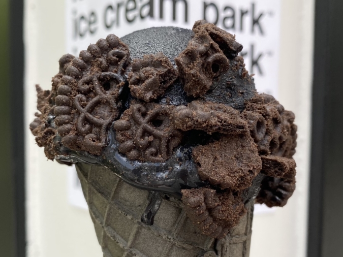「ice cream park」ブラックアイスクリーム・ブラッククッキー