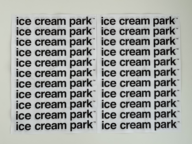 「ice cream park」写真スポット