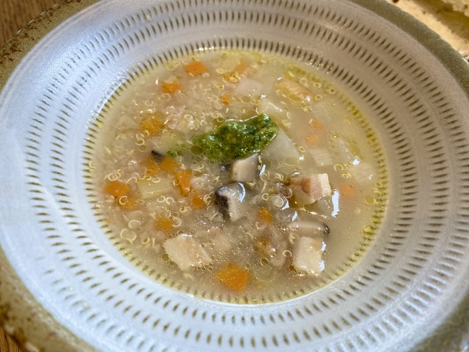 「MOMOTOSE久留米店」ランチコーススープ
