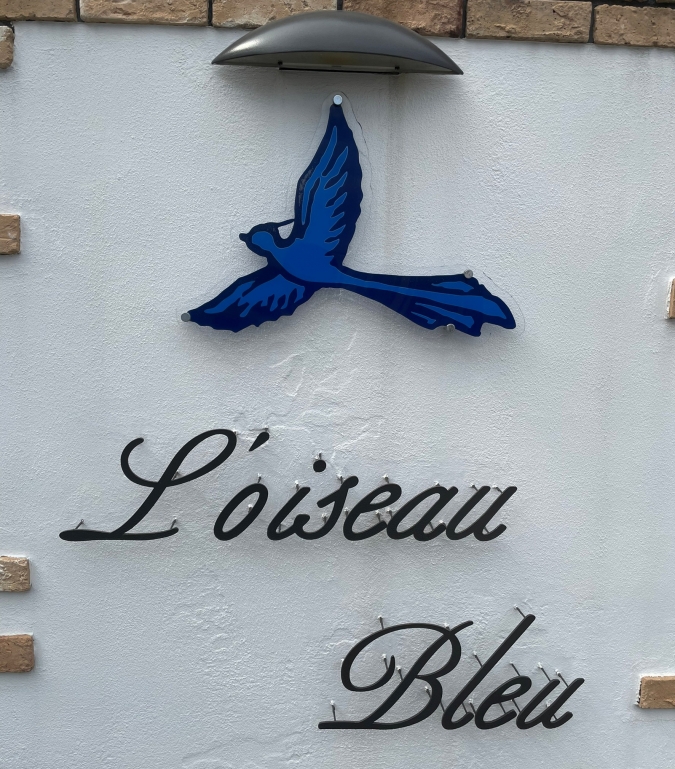 L’oiseau Bleu（ロワゾーブルー）　看板