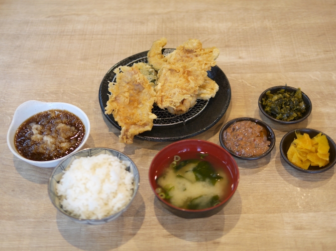 天ぷら定食 たからや　スタミナコース