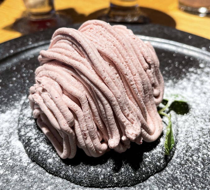 薬膳キッチンCoperta（コぺルタ）　いちごデザートフェア「苺のモンブラン」