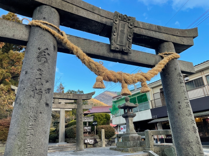 福田屋：温泉神社