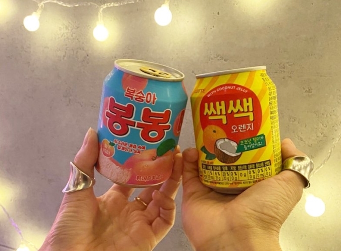 韓美（かんび）博多店　缶ジュース
