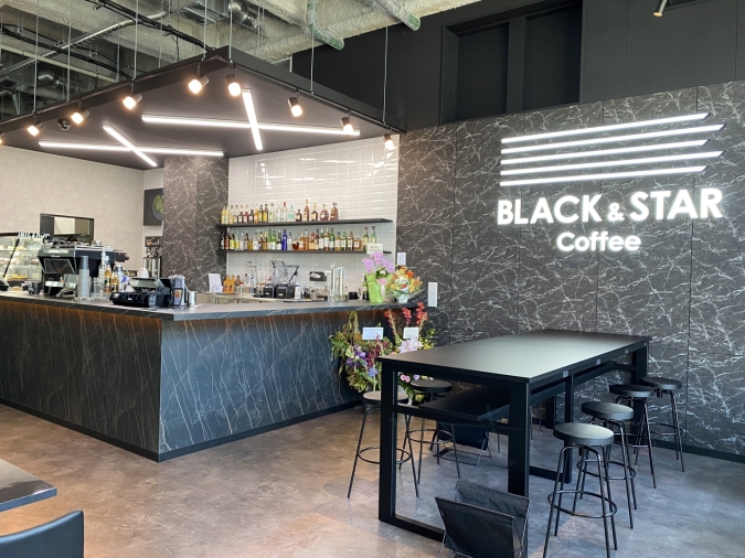 BLACK＆STAR Coffee（ブラックアンドスターコーヒー）　店内