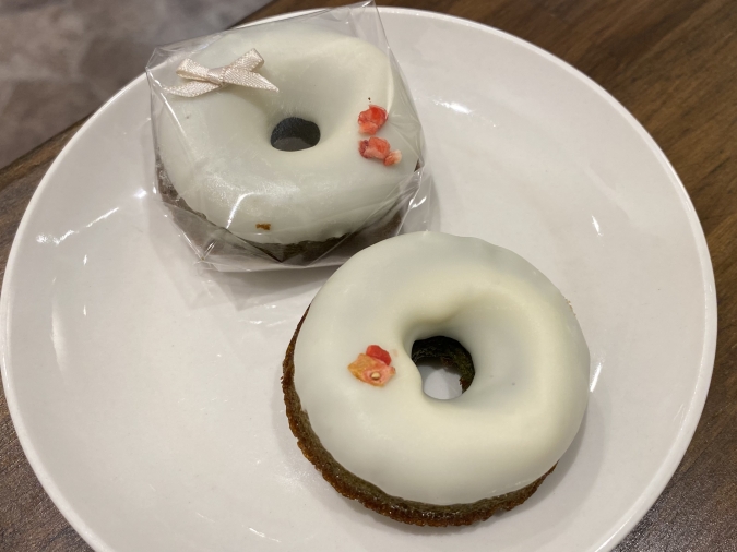 donut no oto＆milk　抹茶ドーナツ