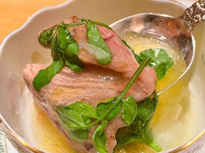 Nishimura Takahito la Cuisine creativite：宮崎牛のロース