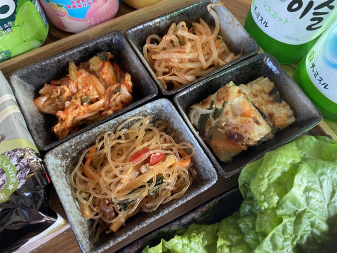 韓国料理 단단（ダンダン）　定食の小鉢