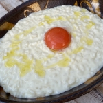 卵かけ濃厚チーズリゾット