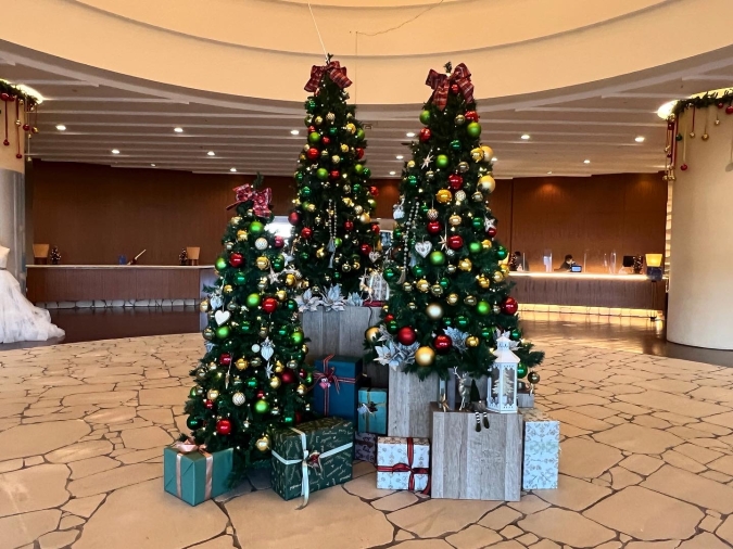 ヒルトン福岡シーホーク　クリスマスツリー