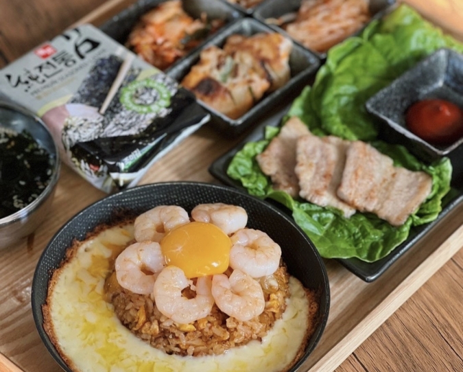 韓国料理 당당（ダンダン）福岡店　ランチチーズポックンパ