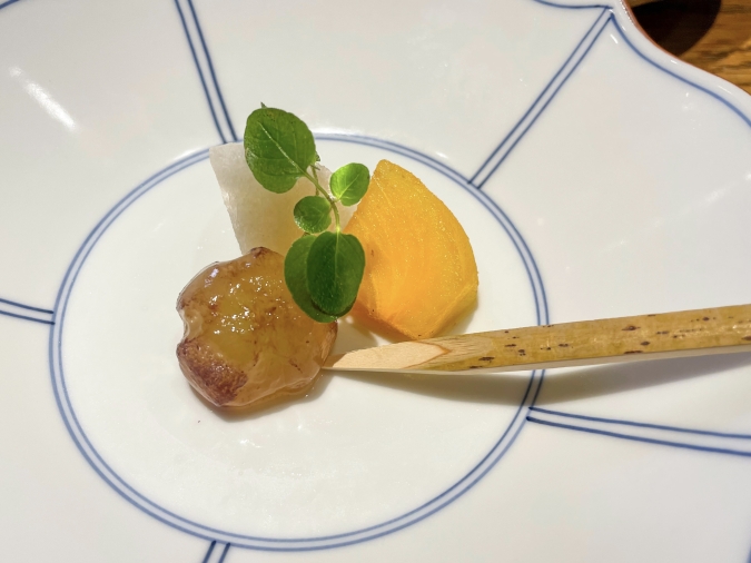 アゴーラ福岡山の上ホテル＆スパ　鮨・日本料理「暦」　鮨おまかせコース「瑞」（季節の果物）