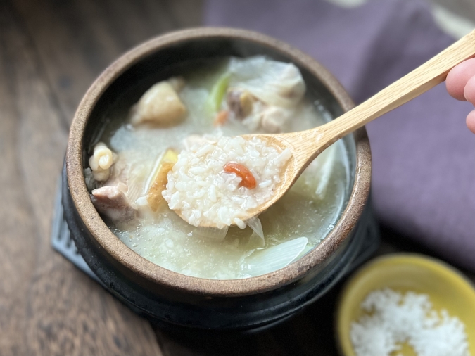 参鶏湯　レシピ