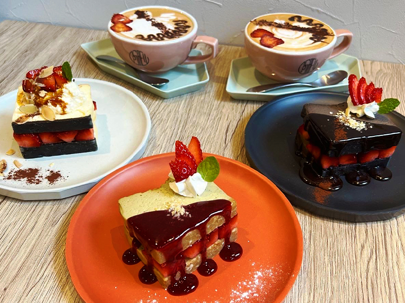 COSAELL COFFEE AND CHEESECAKE SHOP（コサエル）チーズケーキサンド