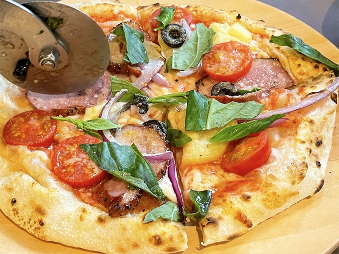 The BREAKFAST HOTEL福岡天神　朝食ピザ