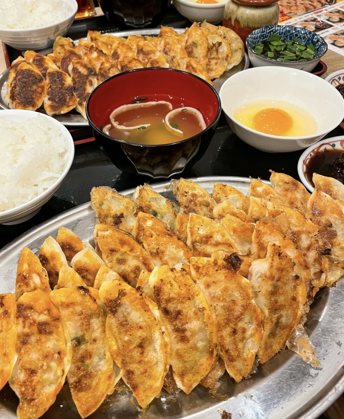 餃子のたっちゃん 銀天街店：餃子チャレンジ定食