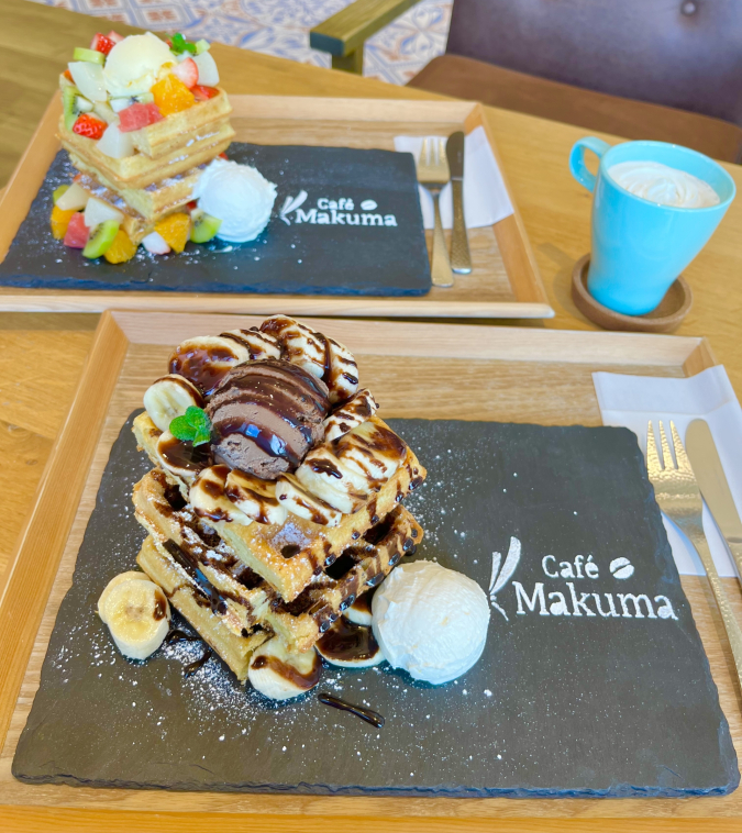 Cafe Makuma（カフェ・マクマ）　ワッフル