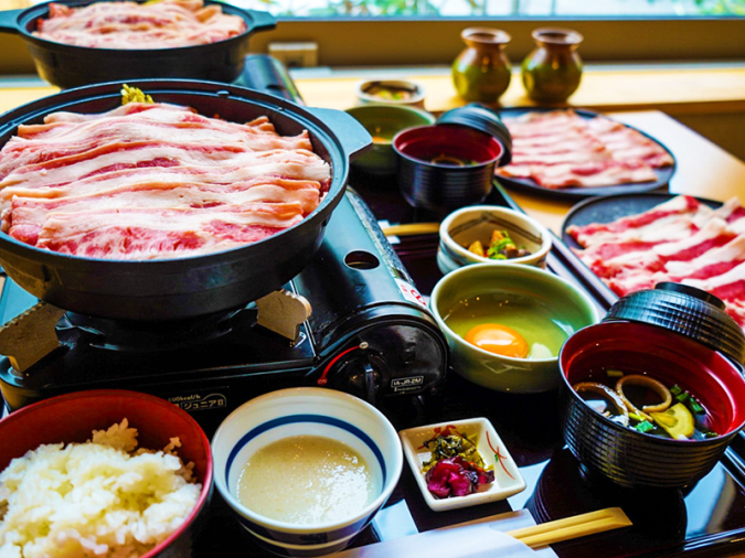 友禅：牛バラすき焼き
