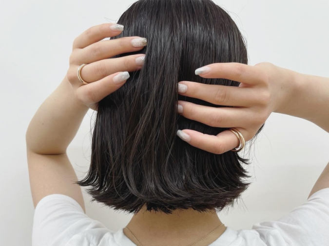 ボブのストレートアイロン