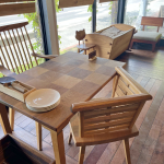 wood style cafe