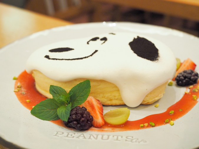 PEANUTS Cafe 博多（ピーナッツ カフェ ハカタ）スヌーピーのパンケーキ2
