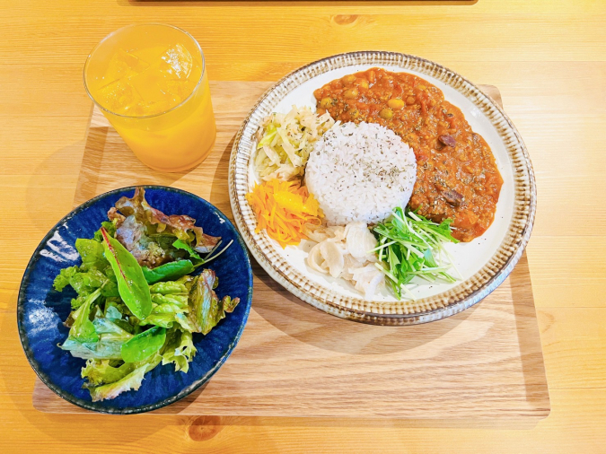 cafeきなり　キーマカレー