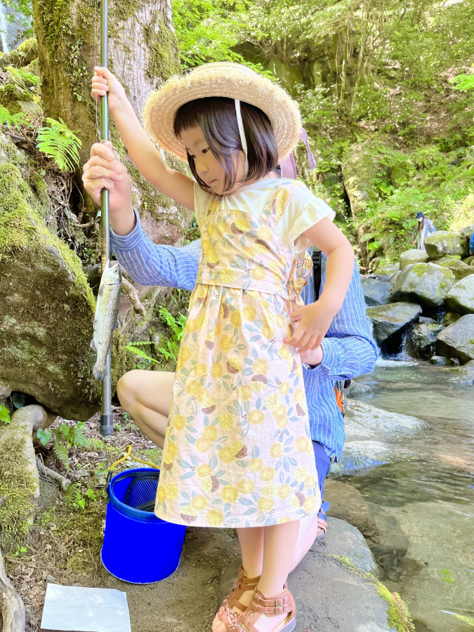 白糸の滝　やまめ釣り