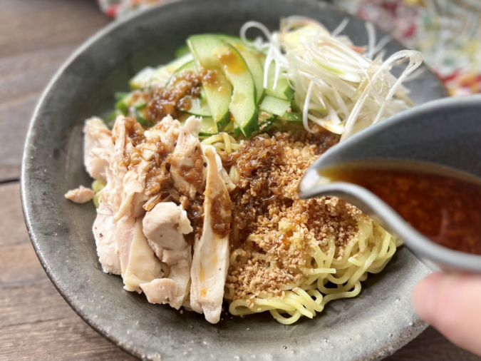 ピリ辛麺