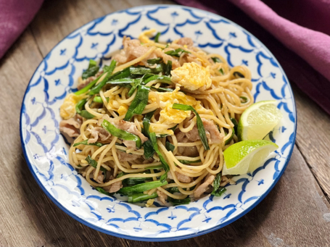 中願寺あゆみ　パッタイ風麺レシピ