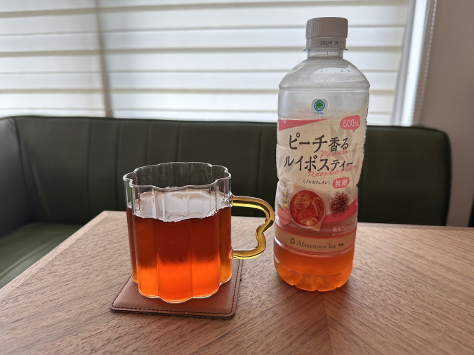 ファミリーマート「Afternoon Tea監修 ピーチ香るルイボスティー 600ml」