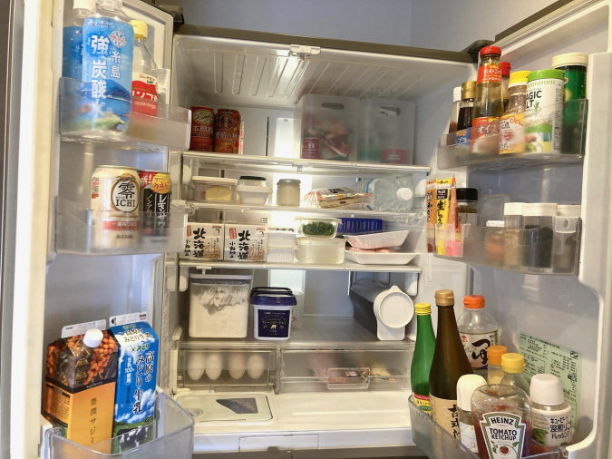 冷蔵庫　冷蔵庫収納　こんまり流