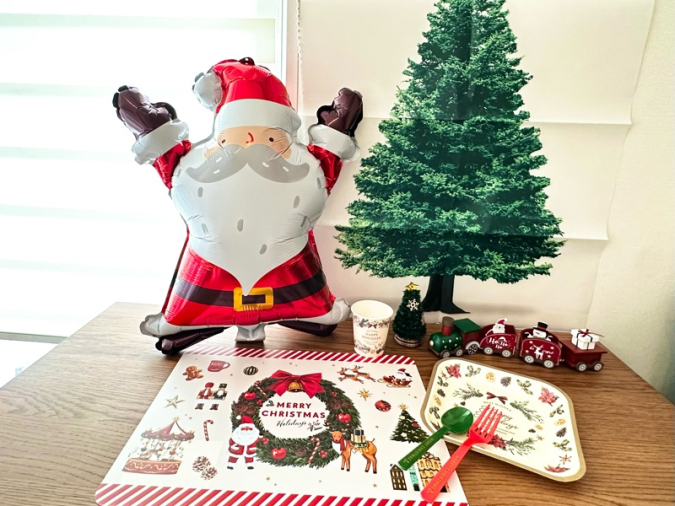 ダイソー低予算クリスマスグッズ