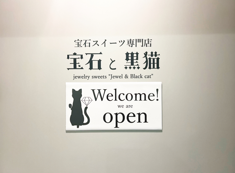 宝石と黒猫 ドア