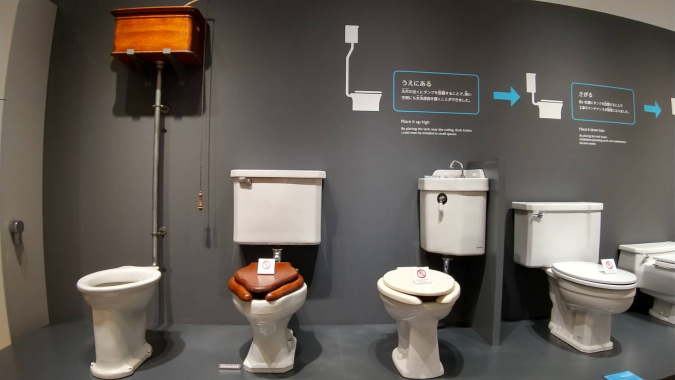 TOTOミュージアム：トイレの変遷