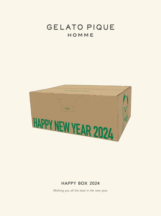 gelato pique（ジェラート ピケ）【MEN’S SIZE】オンラインストア限定 GELATO PIQUE HOMME HAPPY BOX 2024
