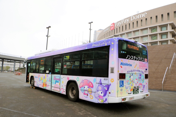 ドリパー・ラッピングバス　Sanrio characters Dream!ng Park（サンリオキャラクターズ ドリーミングパーク）
