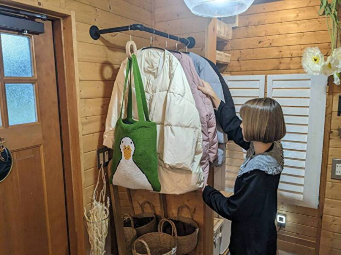 ティール　冬のアウターすっきり収納