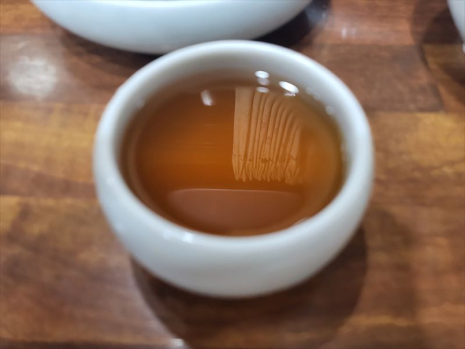 ムグンファ（무궁화／ムクゲ） シメのお茶