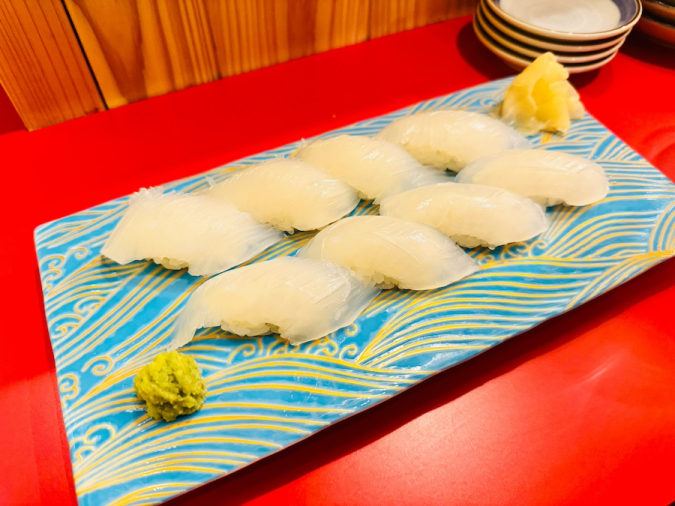 博多の屋台料理 喜水丸・イカ寿司