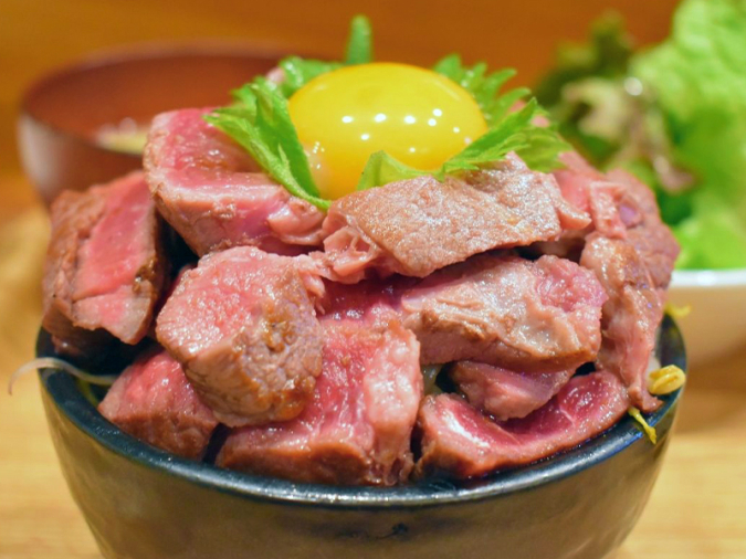 なご美処　福岡県久留米市　ステーキ丼