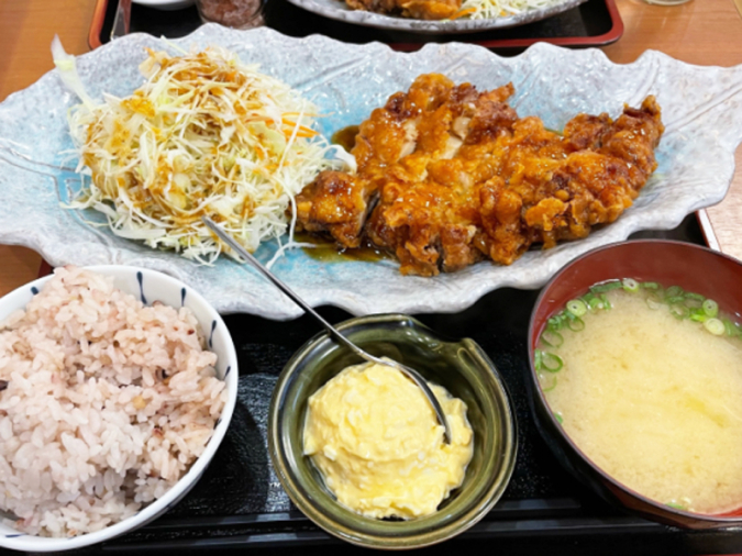 黒酢チキン南蛮定食 たかもとや 小倉東店