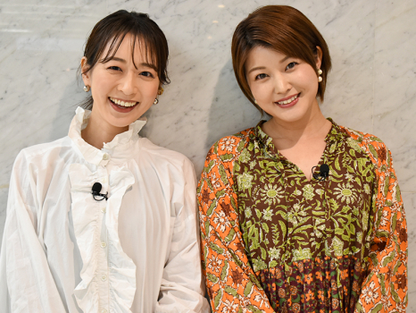 ARNEアンバサダーの内村麻美さんと伊藤舞アナウンサー