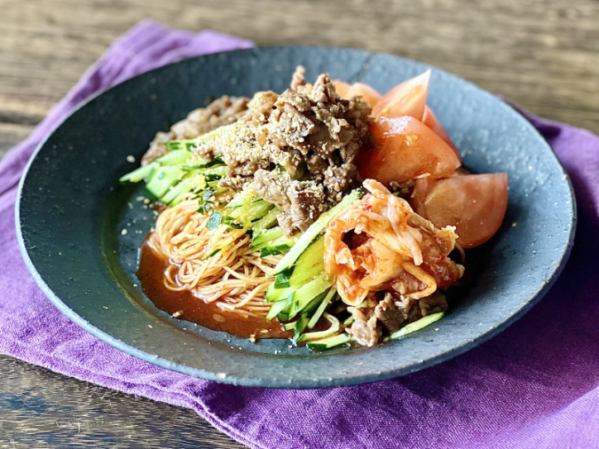 中願寺あゆみレシピ　ビビン麺