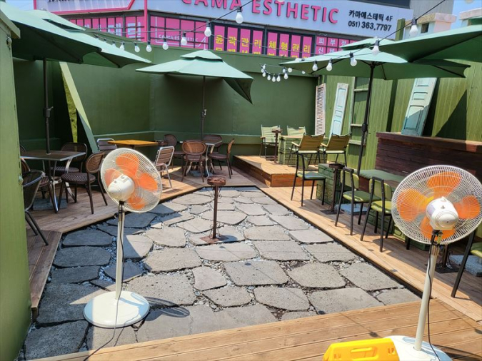 コンカフェ釜山西面店の屋上