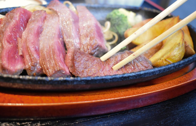 Yakiniku Renge steak set meal