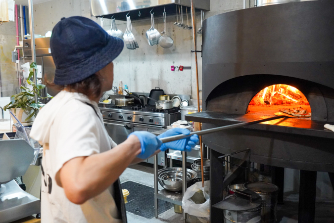 PIZZERIA E TRATTORIA DA Nero: Pizza oven