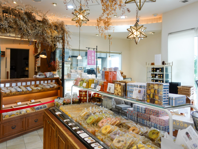 Inside sweets shop FAVORI PLUS